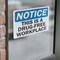 Signmission OSHA Notice Decal - Drug-Free, 5 in W x Rectangle, Vinyl Decal OS-2PACK-NS-D-35-L-19535 - alternate 2